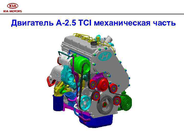 Двигатель A-2. 5 TCI механическая часть 