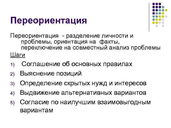 Трудности ориентации. Переориентация в психологии. Аспекты направленность личности. Переориентация в конфликте. Профессиональная переориентация.