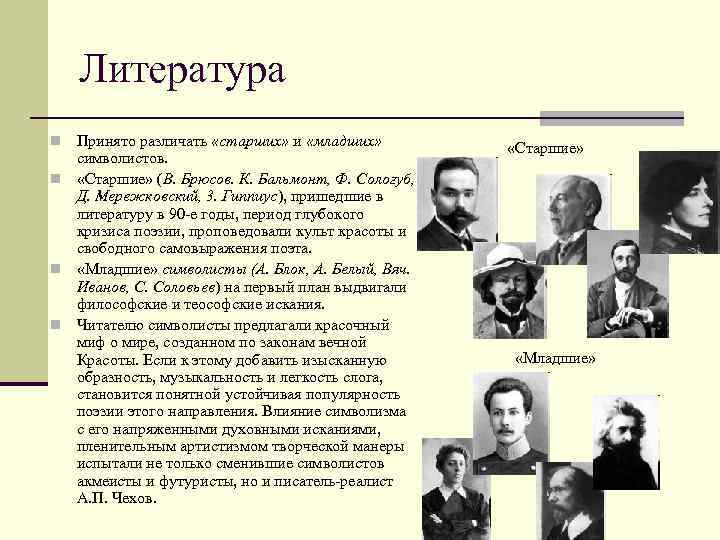 Презентация культура серебряного века по истории 9 класс