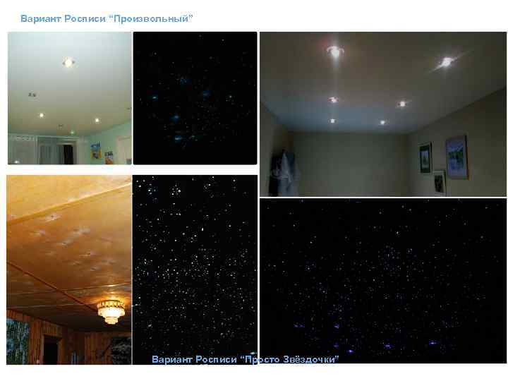 Вариант Росписи “Произвольный” Вариант Росписи “Просто Звёздочки” 