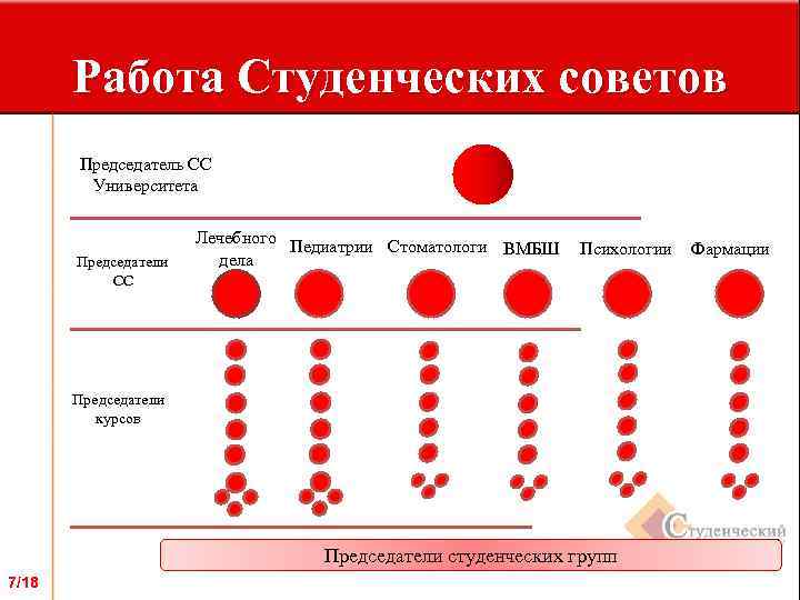 Работа Студенческих советов Председатель СС Университета Председатели СС Лечебного Педиатрии Стоматологи ВМБШ дела Психологии