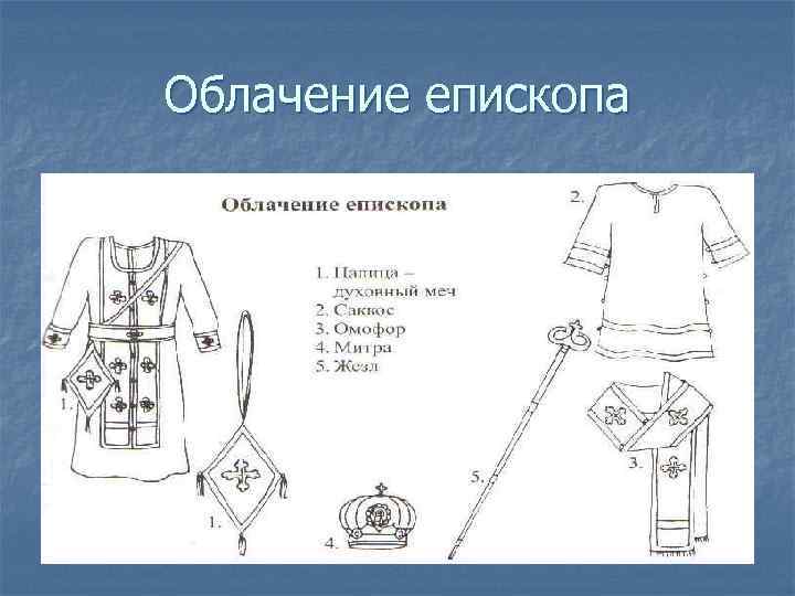Облачение епископа 