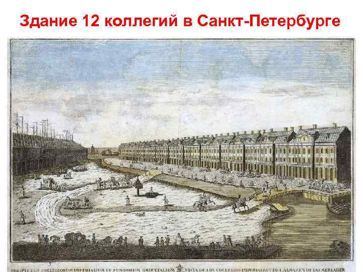 Здание 12 коллегий в Санкт-Петербурге 