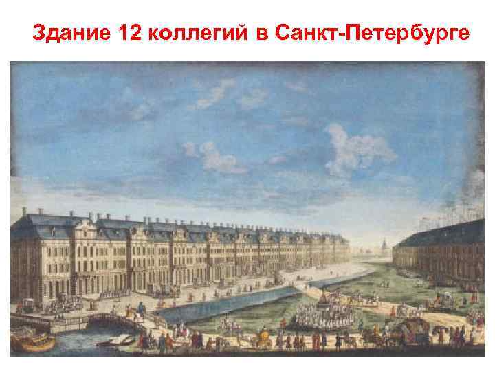 Здание 12 коллегий в Санкт-Петербурге 