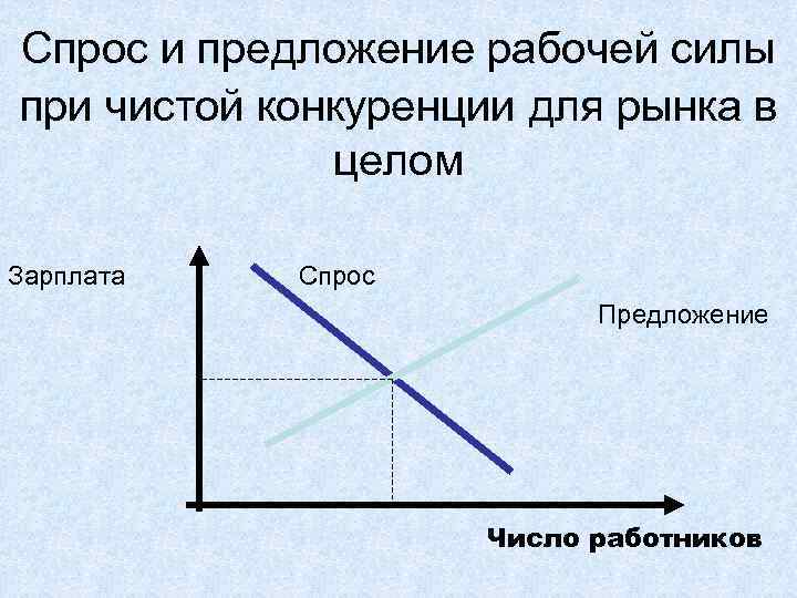 Конкурирующий спрос. Спрос и предложение на рабочую силу. Рынок чистой конкуренции. Чистая конкуренция. Спрос предложение конкуренция.