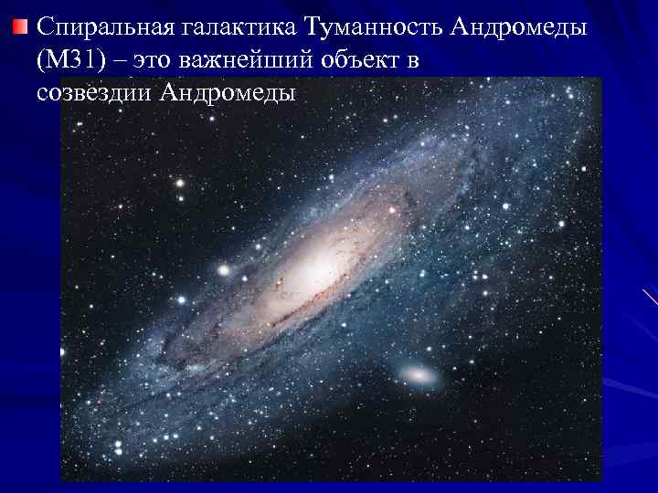 Туманность андромеды презентация по астрономии