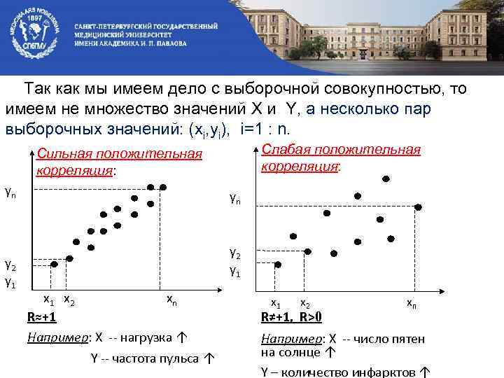 Так как мы имеем дело с выборочной совокупностью, то имеем не множество значений X