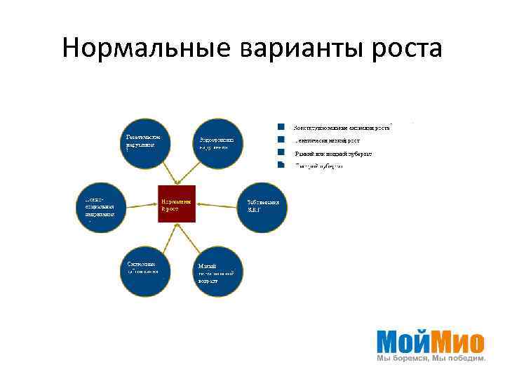 Нормальные варианты роста 