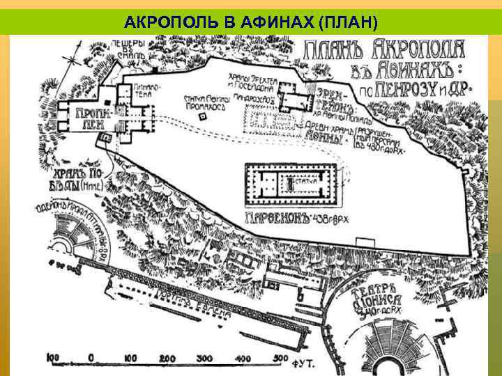 Ансамбль афинского акрополя план основные сооружения идейно художественное решение