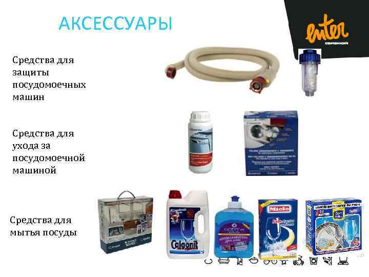 АКСЕССУАРЫ Средства для защиты посудомоечных машин Средства для ухода за посудомоечной машиной Средства для