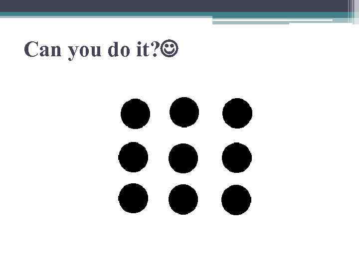 Can you do it? 