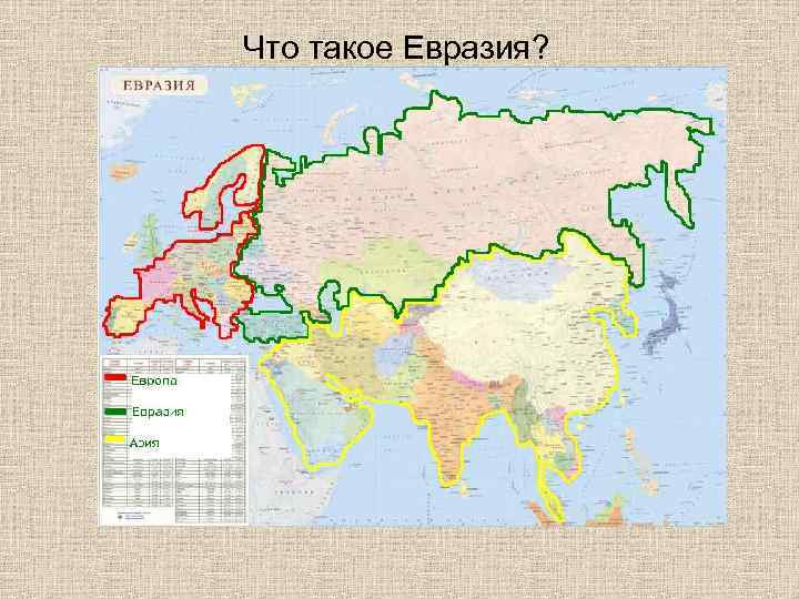 Что такое Евразия? 
