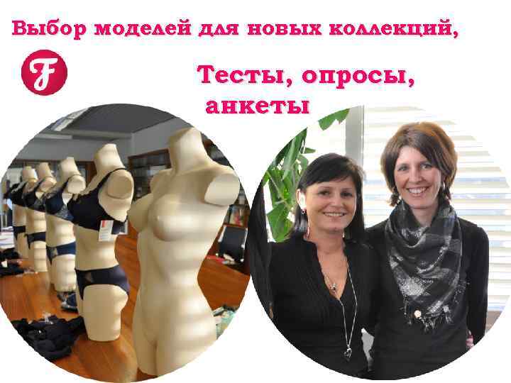 Выбор моделей для новых коллекций, Тесты, опросы, анкеты 