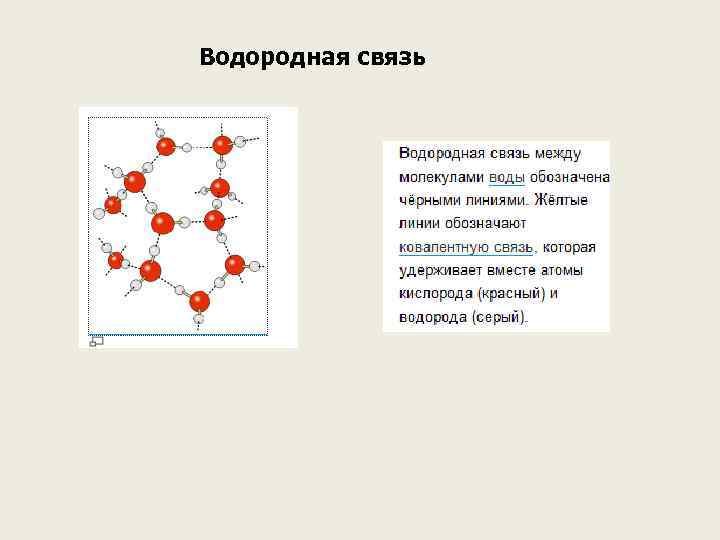 Водородная связь 