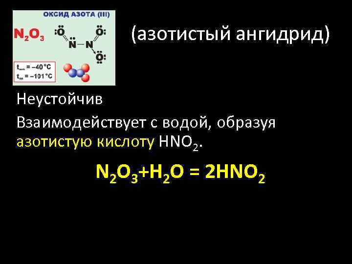 Hno2 азотистая
