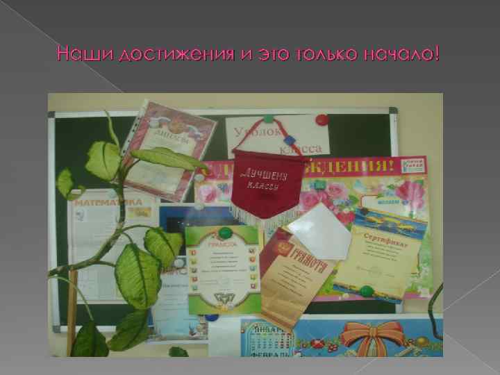 Наши достижения и это только начало! 