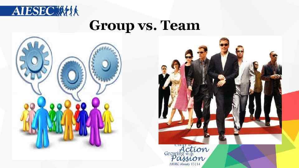 Group vs. Team 