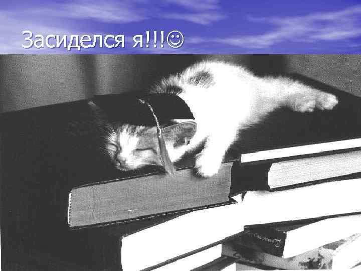 Засиделся я!!! 