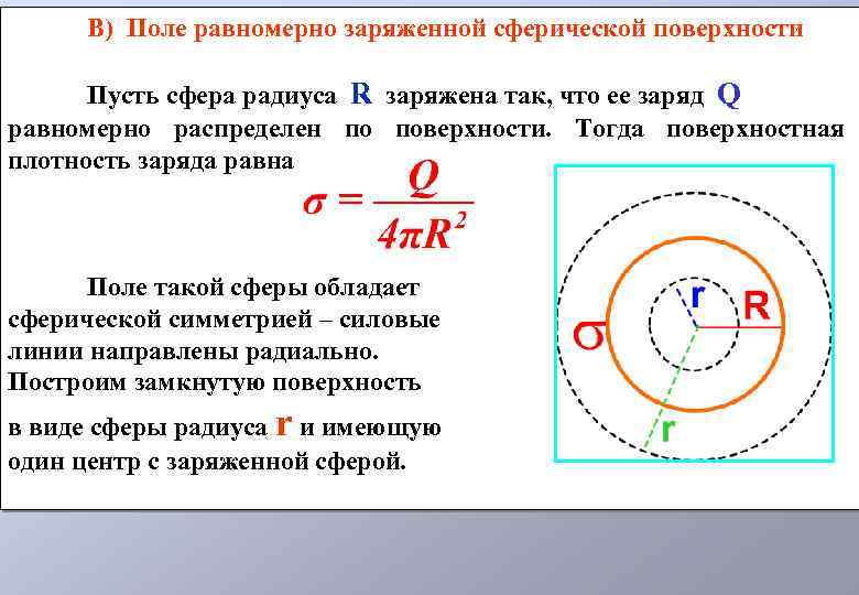 Поле равномерно