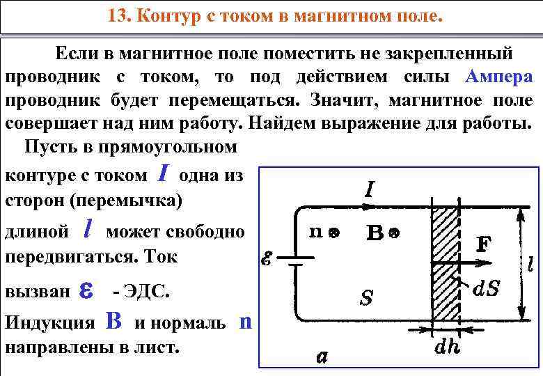 Контур находится в однородном магнитном. Контур с током в магн поле.. Контур с током в магнитном поле. Контур с током в однородном магнитном поле. Контур с током в однородном магнитном.