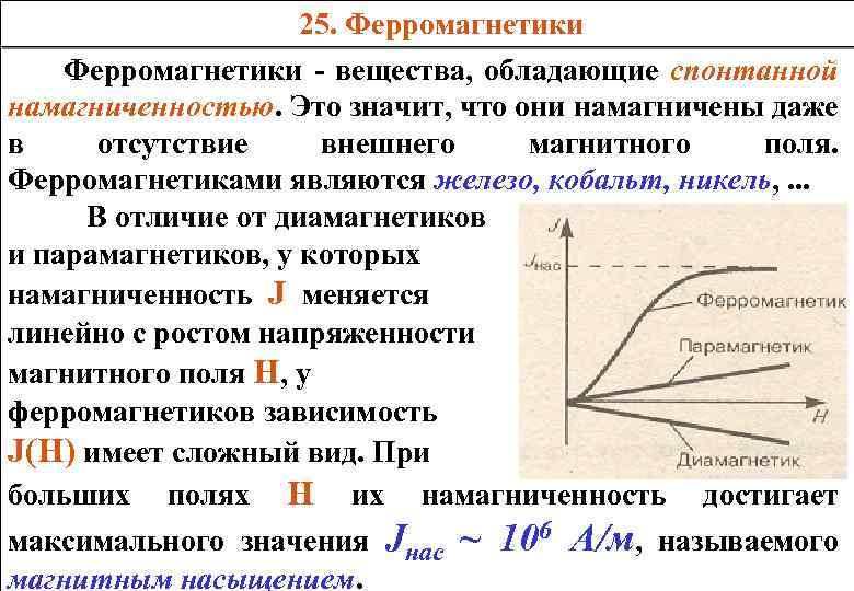 Парамагнетики магнитное поле