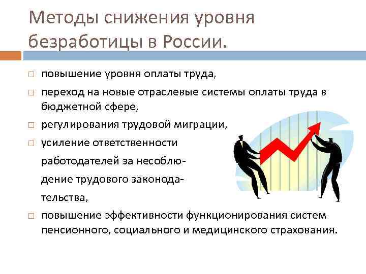 Методы сокращение безработицы. Способы сокращения безработицы. Методы снижения безработицы. Способы уменьшения безработицы. Пути снижения уровня безработицы.