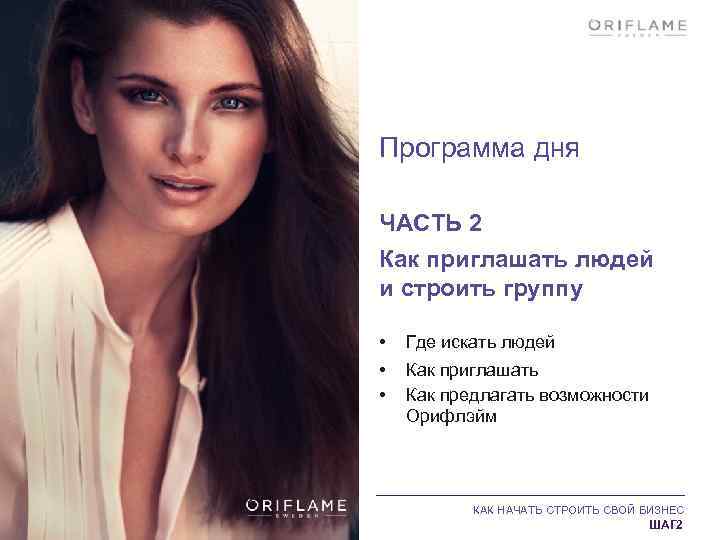 Программа дня ЧАСТЬ 2 Как приглашать людей и строить группу • • • Где