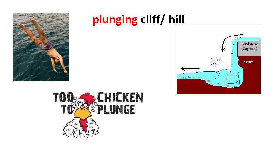 plunging cliff/ hill 