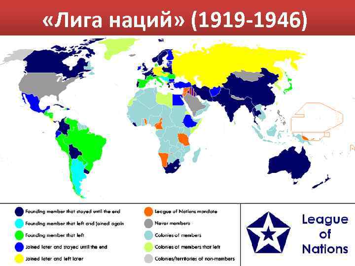 «Лига наций» (1919 -1946) 