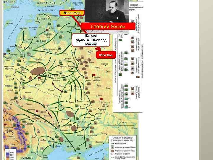 Ленинград Георгий Жукова перебрасывают под Москву Москва 