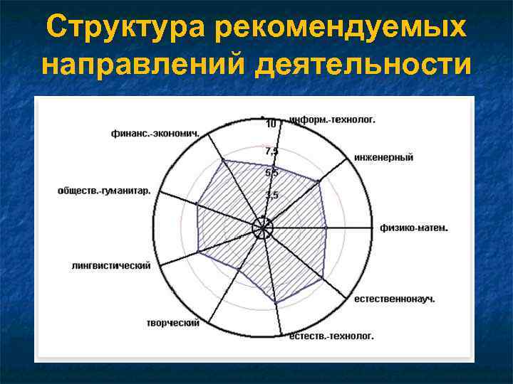 Структура рекомендуемых направлений деятельности 