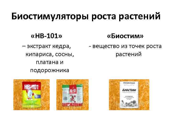 Биостимуляторы роста растений «НВ-101» «Биостим» – экстракт кедра, кипариса, сосны, платана и подорожника -