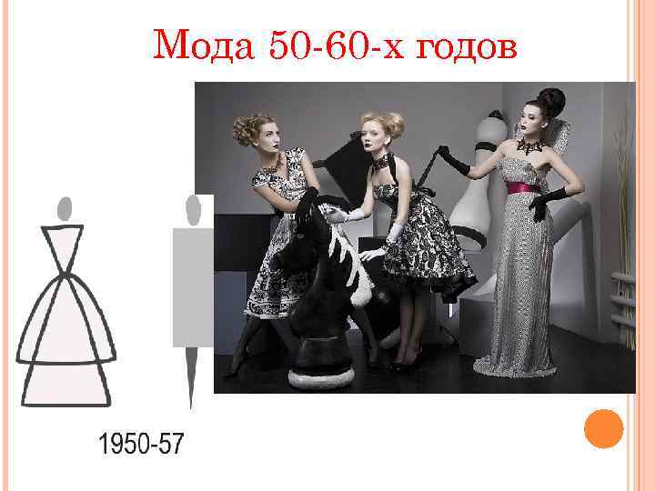 Мода 50 -60 -х годов 