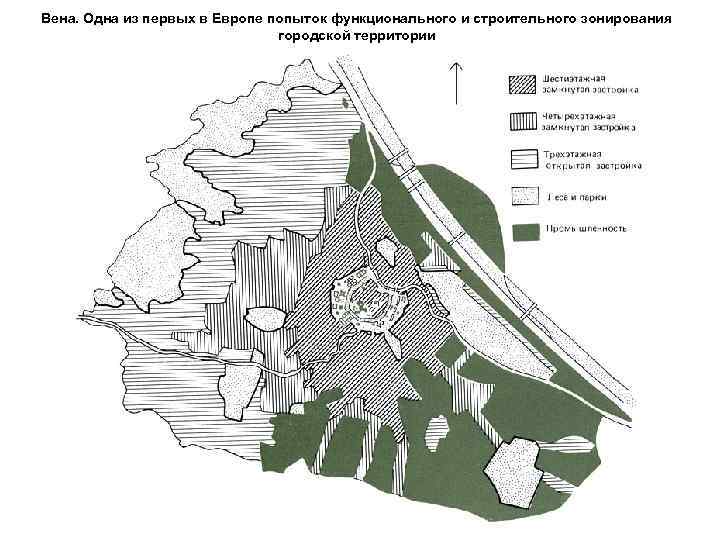 Вена. Одна из первых в Европе попыток функционального и строительного зонирования городской территории 