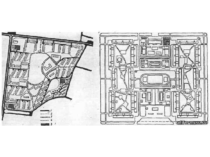 Форм квартал. Города с разной планировкой. Ресурсы центрального микрорайона.
