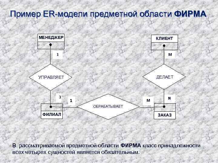 Предметная модель данных