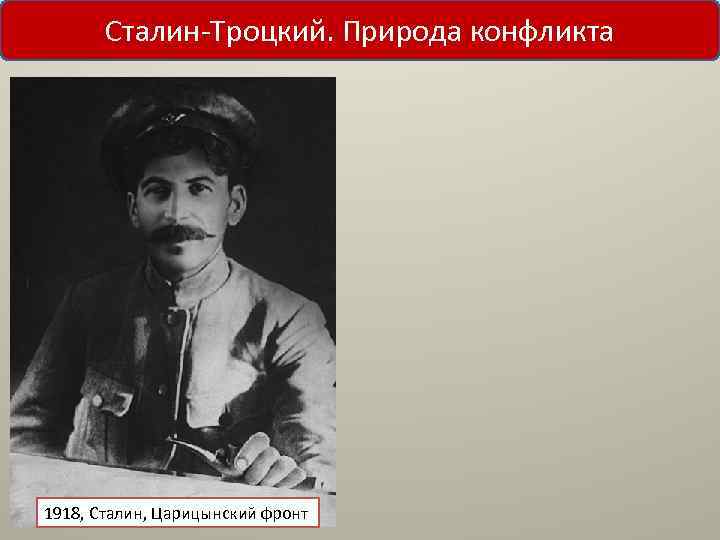 Сталин-Троцкий. Природа конфликта 1918, Сталин, Царицынский фронт 