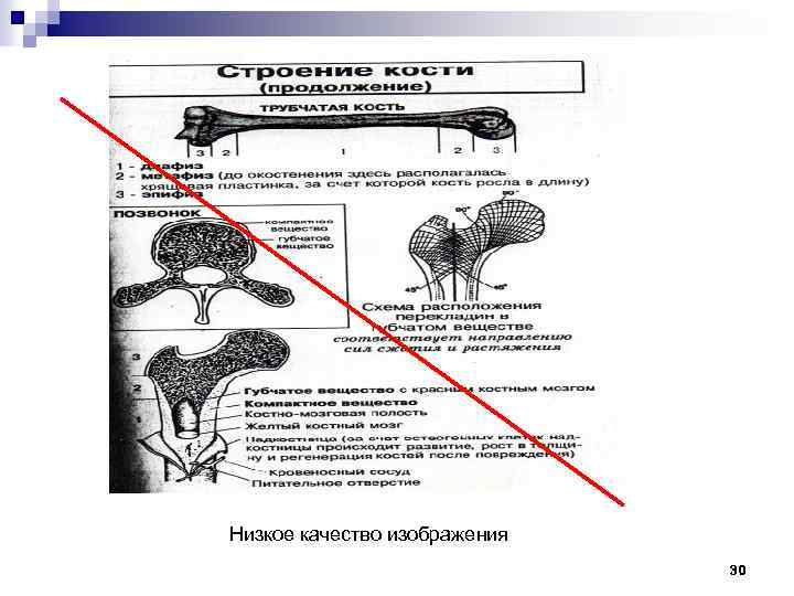 Низкое качество изображения 30 