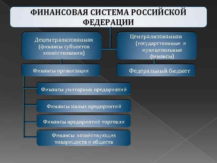 Субъекты финансовых нарушений. Финансовые организации.