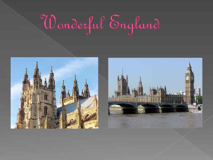 Wonderful England 