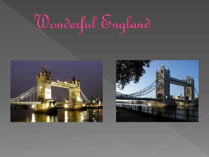 Wonderful England 