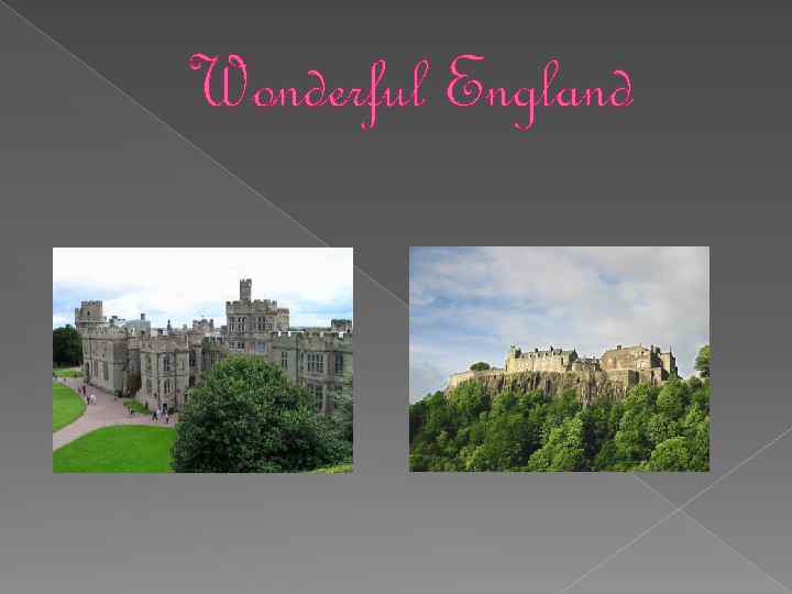 Wonderful England 