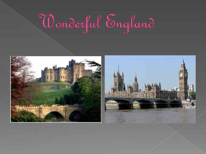 Wonderful England 