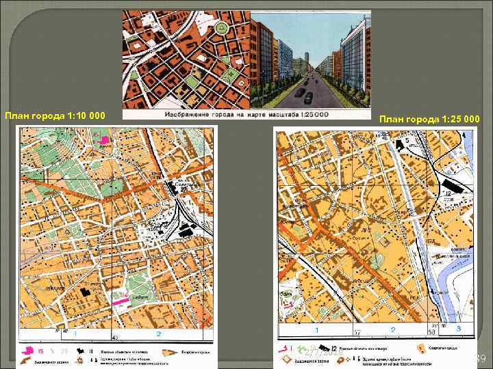 План города 1: 10 000 План города 1: 25 000 2/7/2018 39 