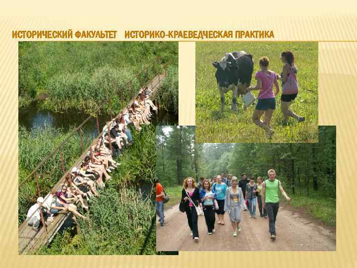 ИСТОРИЧЕСКИЙ ФАКУЛЬТЕТ ИСТОРИКО-КРАЕВЕДЧЕСКАЯ ПРАКТИКА 