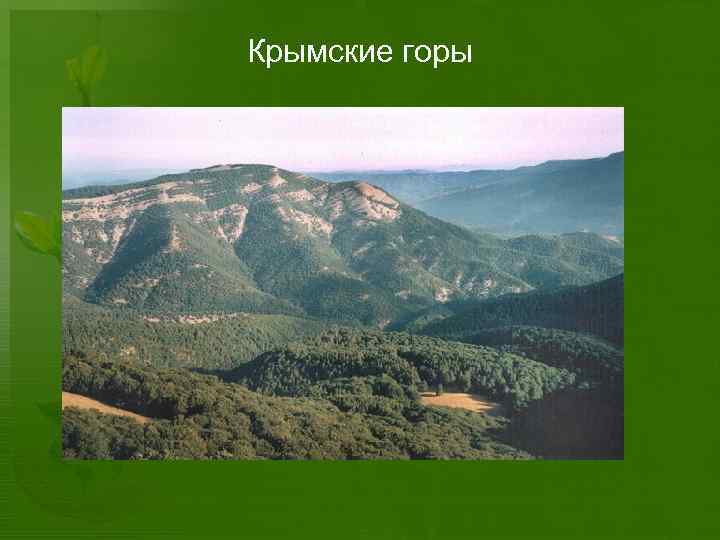 Крымские горы 