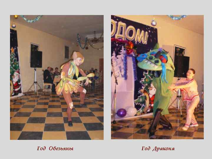 Год Обезьяны Год Дракона 