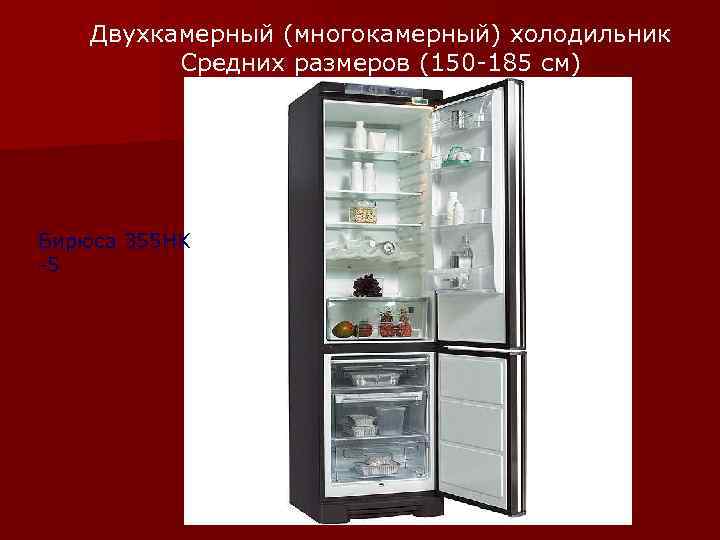 Двухкамерный (многокамерный) холодильник Средних размеров (150 -185 см) Бирюса 355 HK -5 