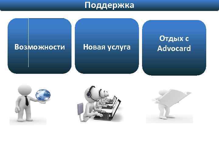 Поддержка Возможности Новая услуга Отдых с Advocard 