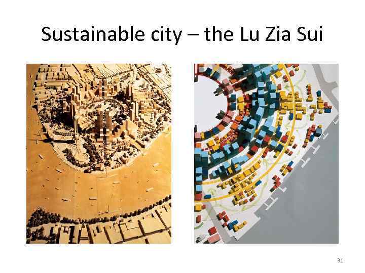 Sustainable city – the Lu Zia Sui 31 